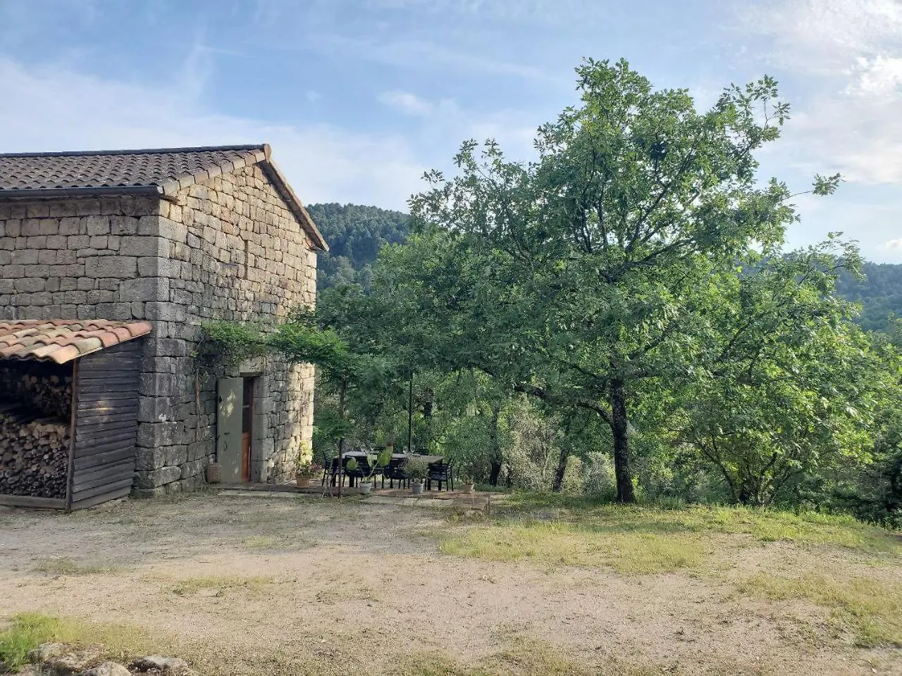 Charmante Maison En Pierres Sud Ardeche Saint-André-Lachamp