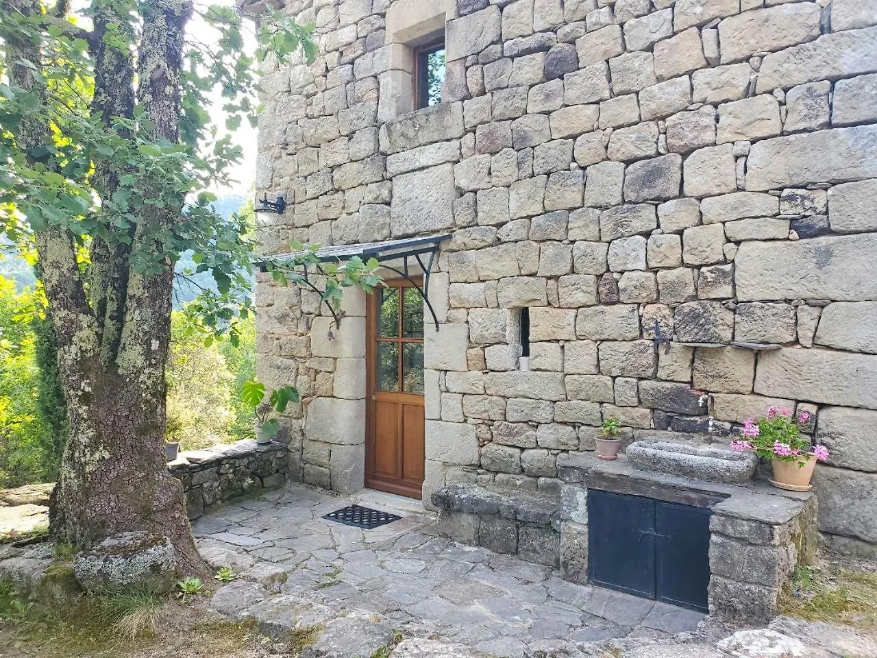 Charmante Maison En Pierres Sud Ardeche Saint-André-Lachamp